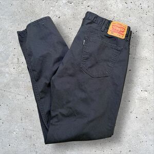 Levi’s 505 Black Twill Jeans 40x32 Straight Leg Men’s Five Pocket